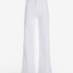 Boston Proper Crisp White Wide Leg Jeans